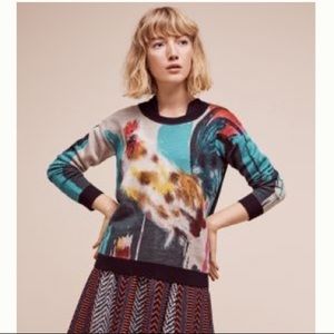 Anthropologie chicken sweater
